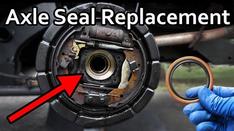 How to fix an axle seal leak